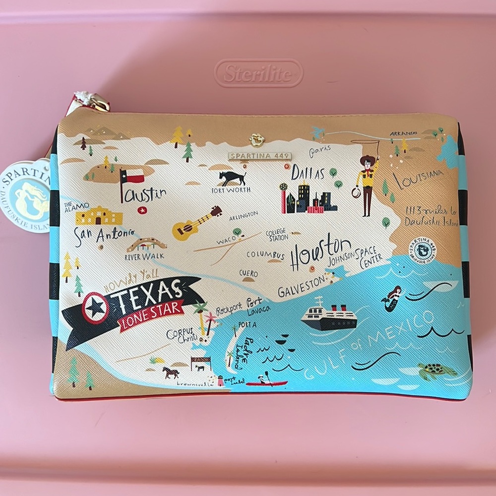Spartina 449 Texas Makeup Bag